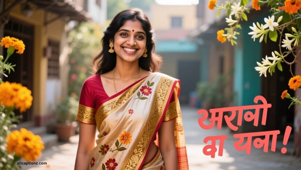 fun-and-quirky-saree-captions-in-hindi