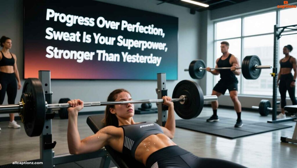 Gym Success Captions