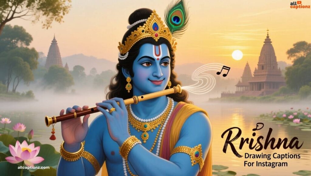 krishna-drawing-captions-for-instagram